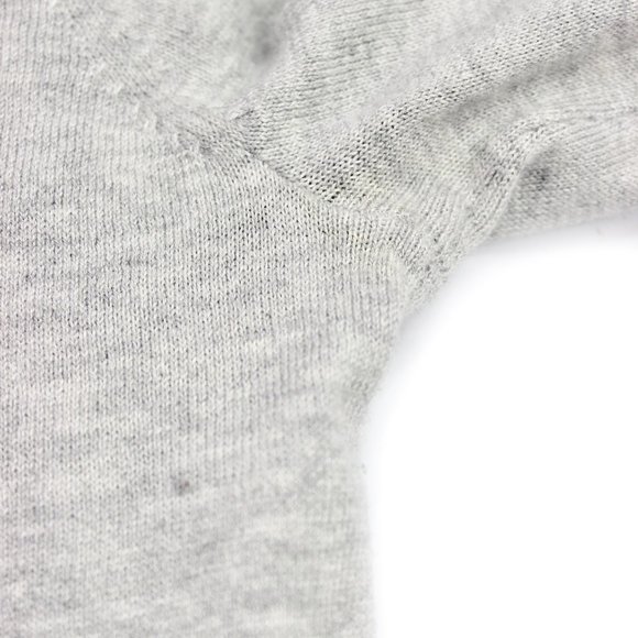 BARNEY'S NEW YORK Light Grey Silk Cotton Blend Knit Cardigan Tank Set - Picture 11 of 12